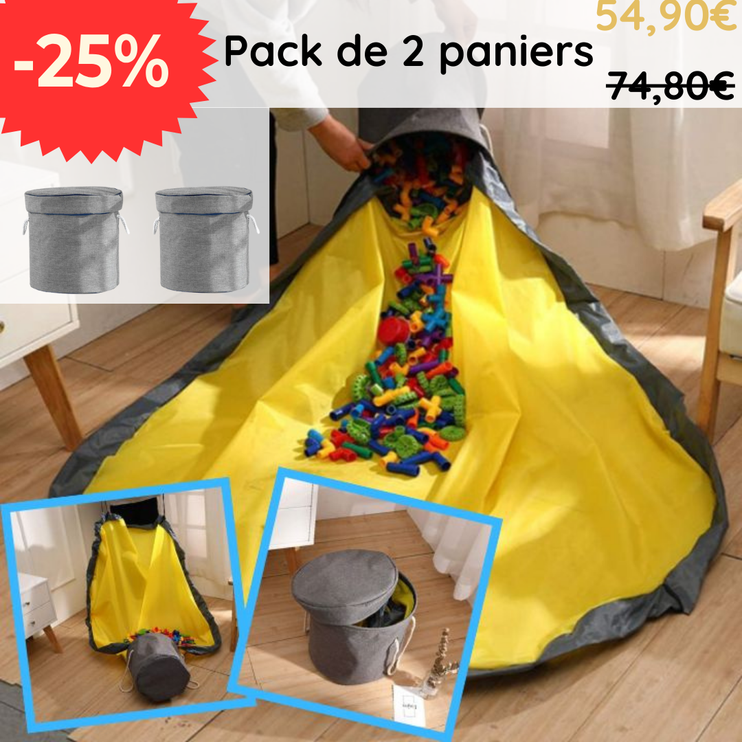Panier de rangement de jeux