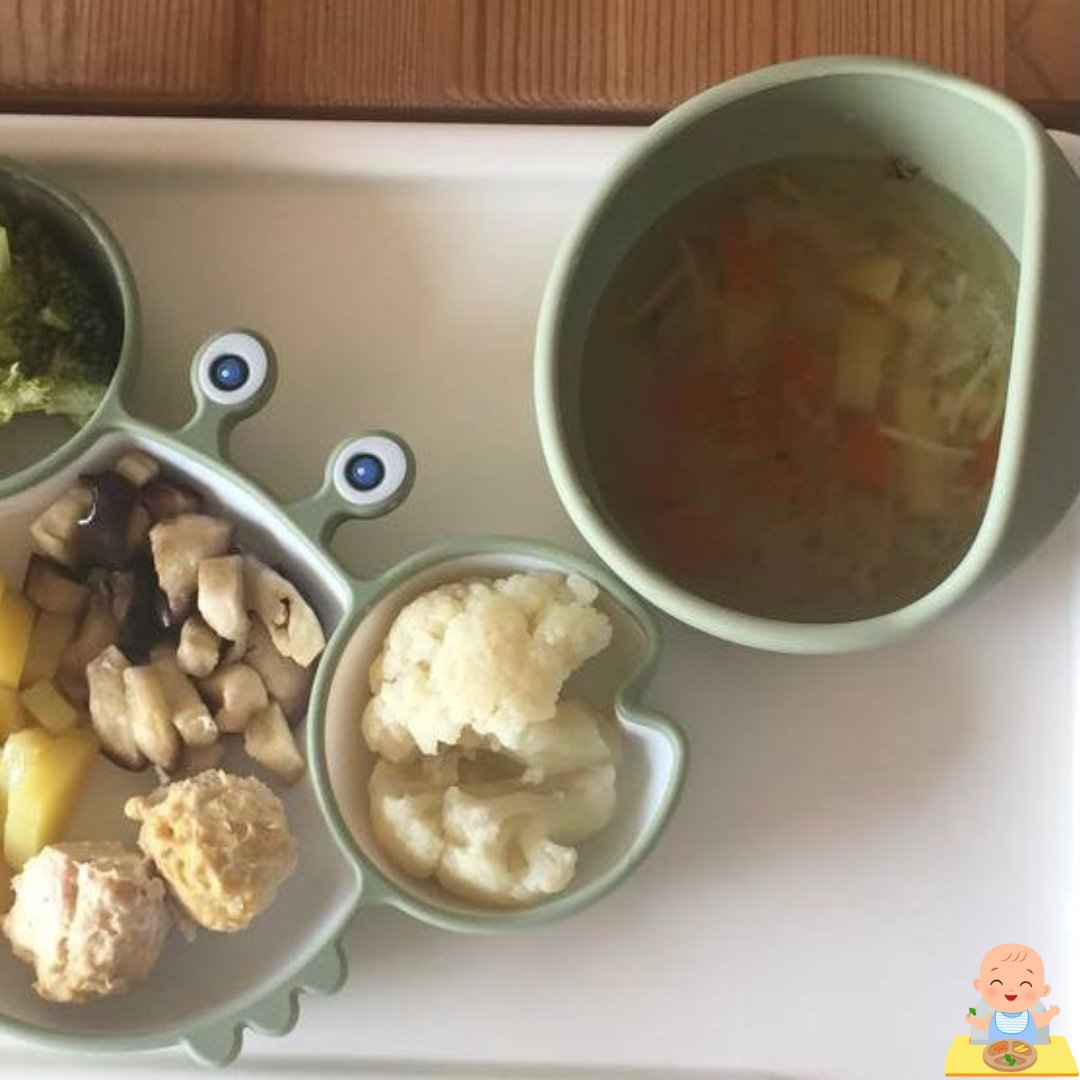 Coffret Repas 6 pièces | Crab'set™ - Les Repas de Bébé