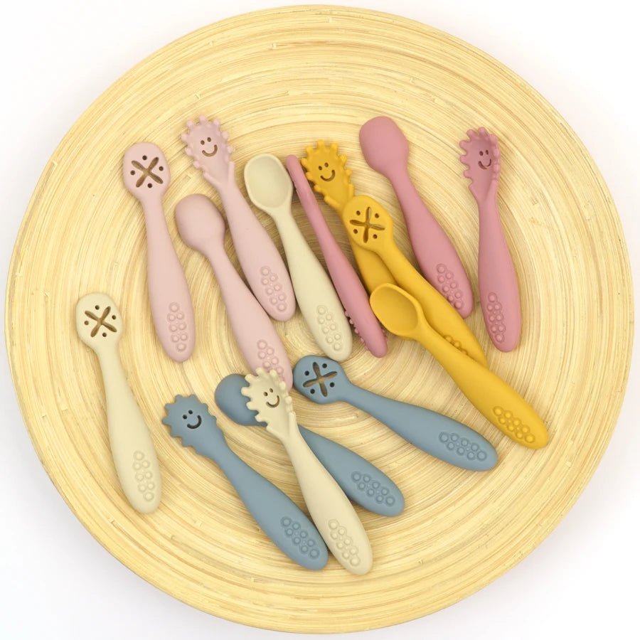 COUVERTS BEBE | Learning spoons™ - Les Repas de Bébé