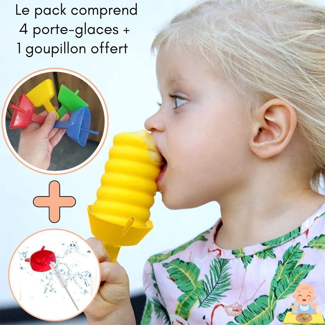 Porte-glace Anti-goutte | IceCreamHolder™ - Les Repas de Bébé