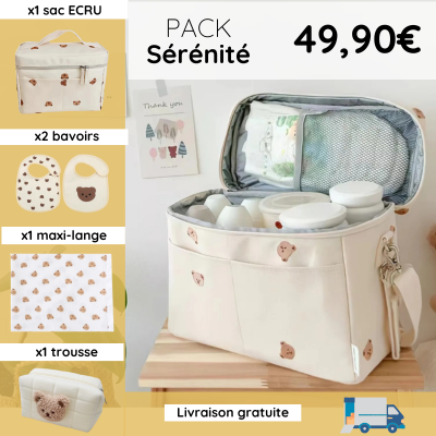 Sac isotherme Bebe | L'Ourson - Les Repas de Bébé