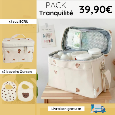 Sac isotherme Bebe | L'Ourson - Les Repas de Bébé