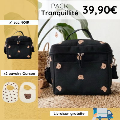 Sac isotherme Bebe | L'Ourson - Les Repas de Bébé