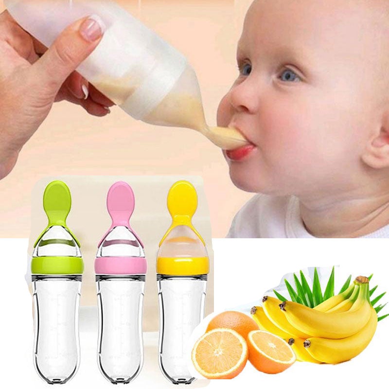 Biberon cuillère | EasyBottle™ - Les Repas de Bébé