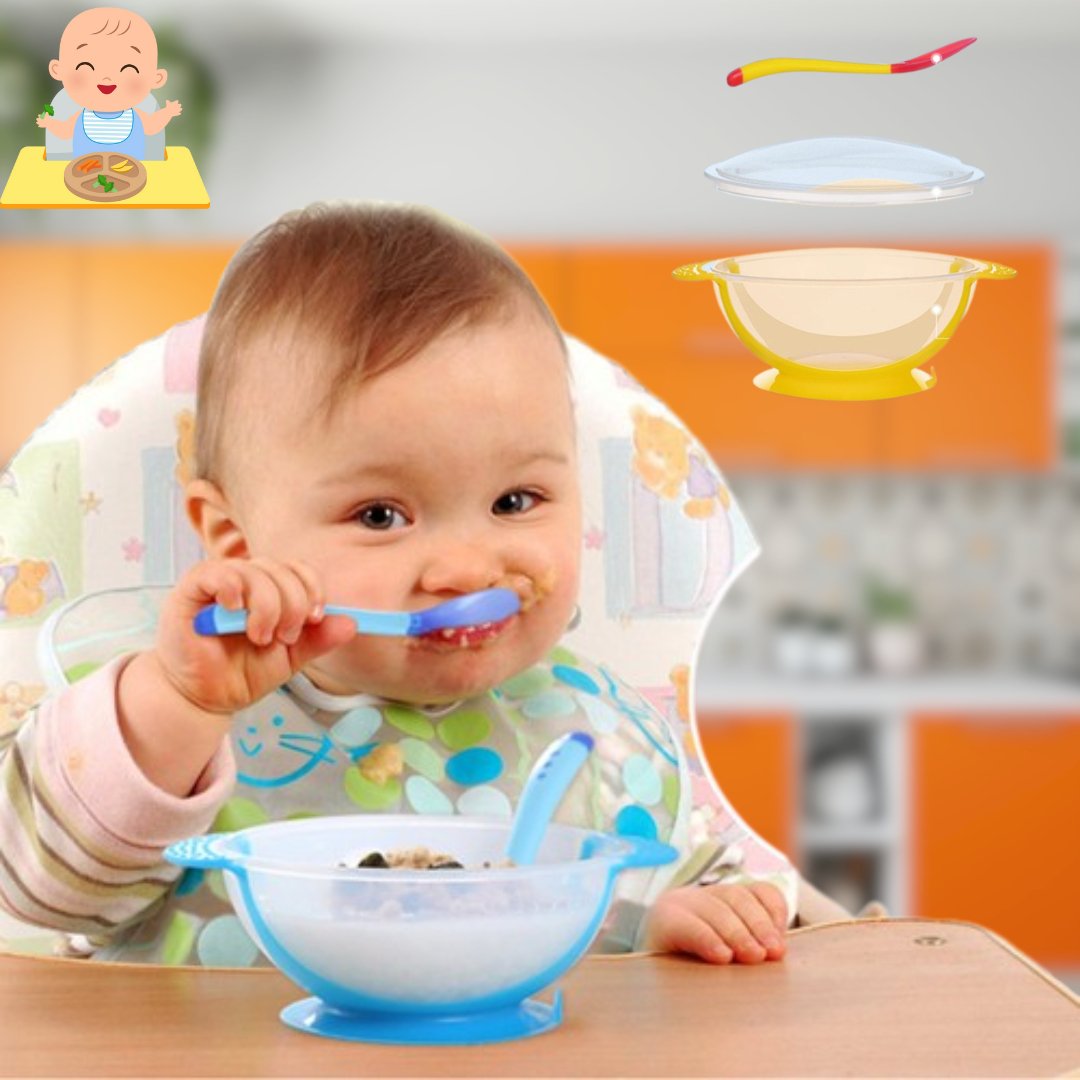 Bol ventouse | Octopus bowl™ - Les Repas de Bébé