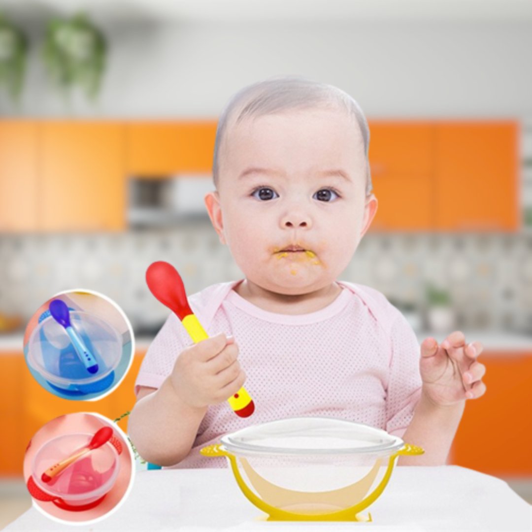 Bol ventouse | Octopus bowl™ - Les Repas de Bébé