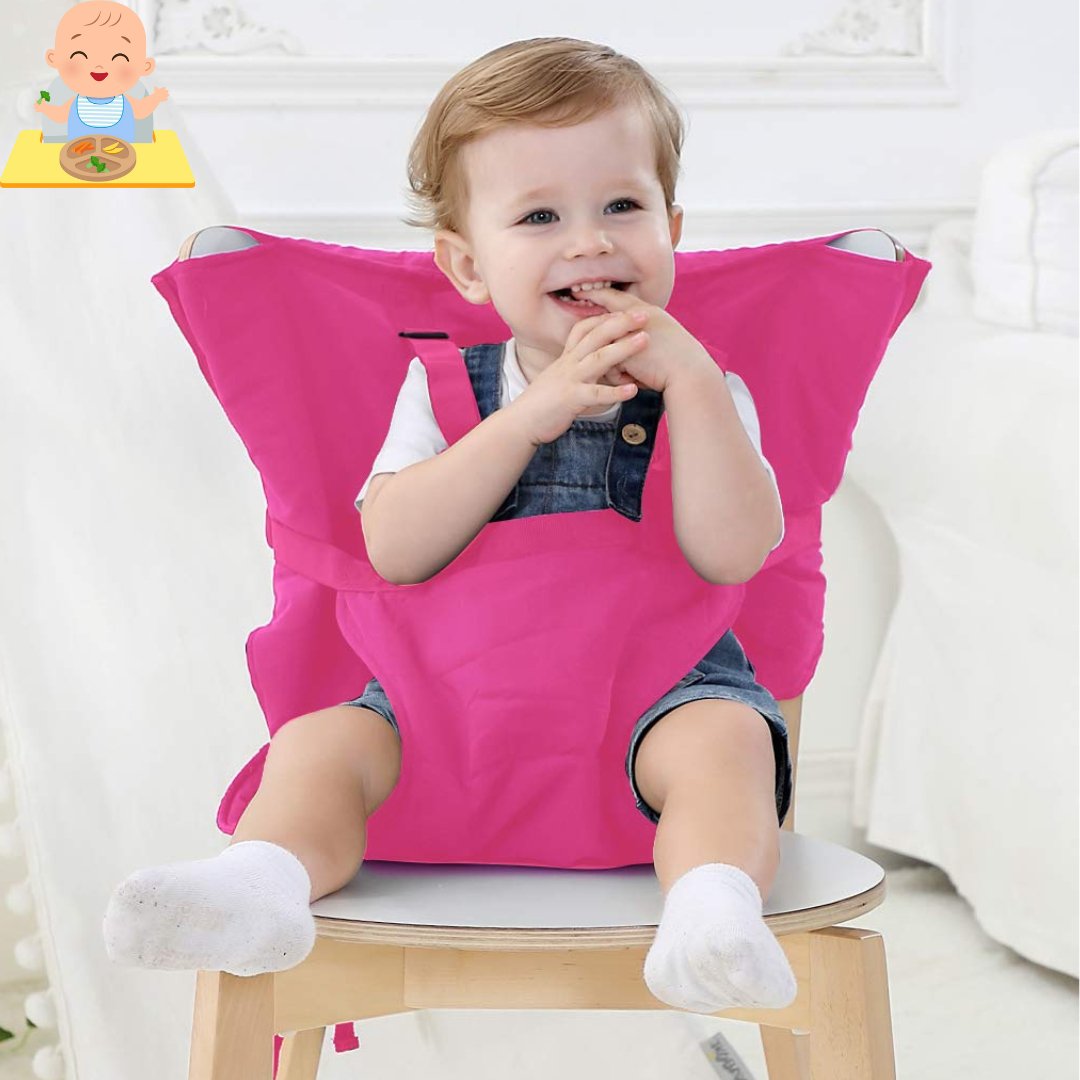 Chaise Nomade Compacte Lavable | Seat Everywhere™ - Les Repas de Bébé