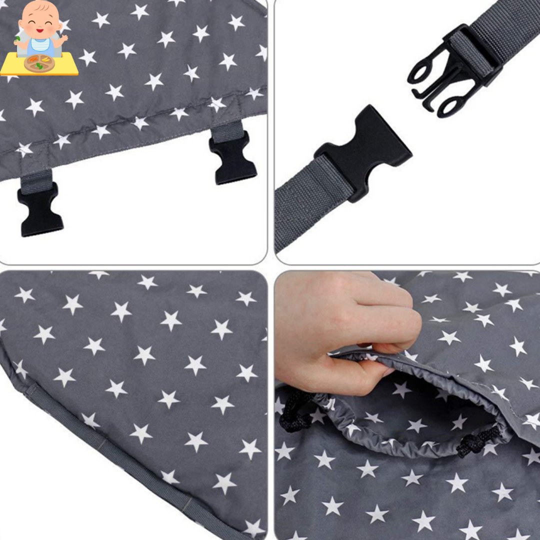 Chaise Nomade Compacte Lavable | Seat Everywhere™ - Les Repas de Bébé