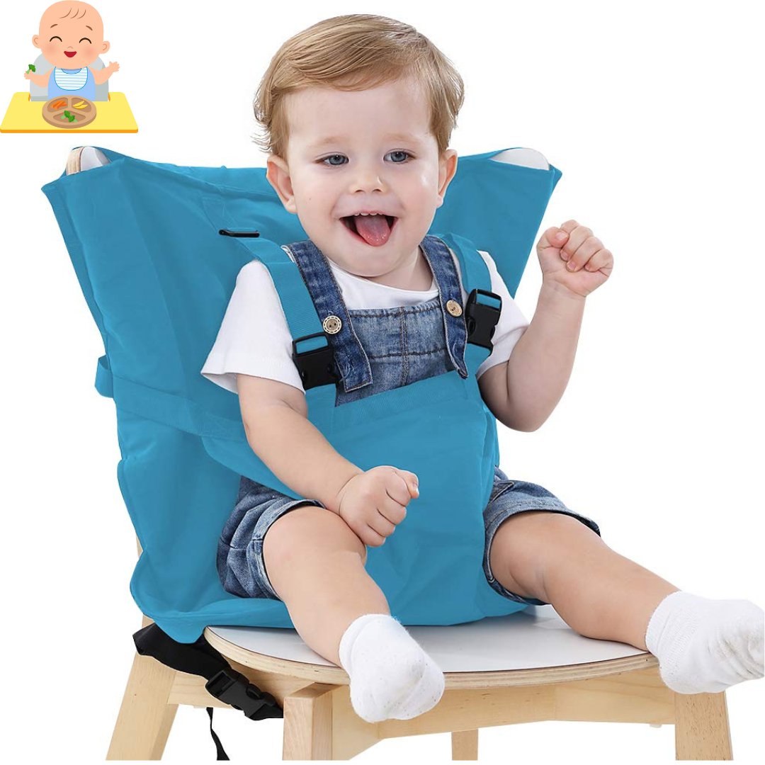 Chaise Nomade Compacte Lavable | Seat Everywhere™ - Les Repas de Bébé