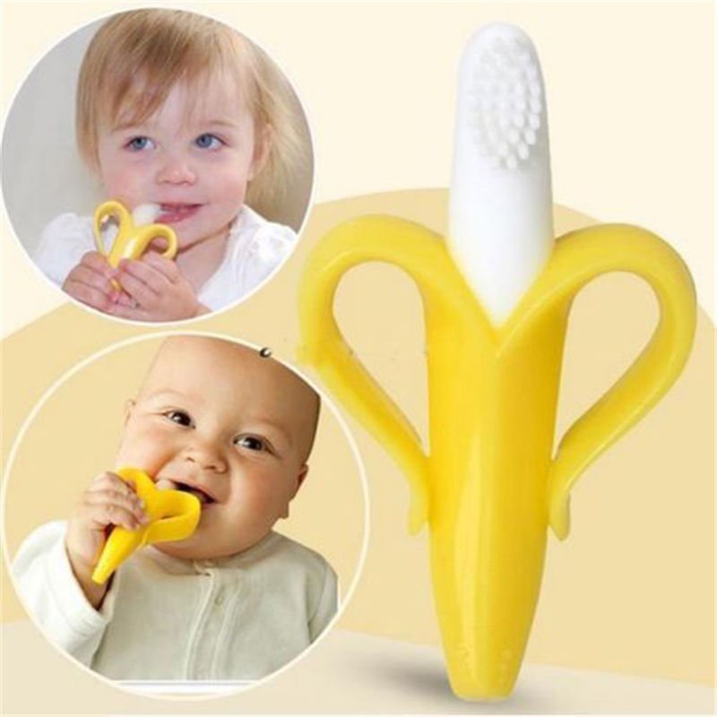 Brosse à dent bébé | Banana Brush™ - Les Repas de Bébé