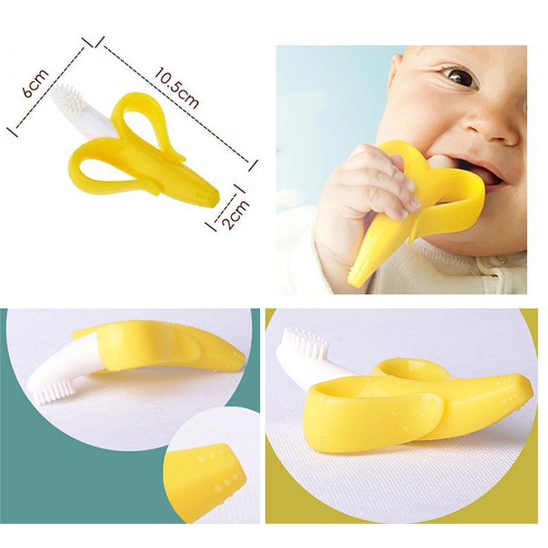 Brosse à dent bébé | Banana Brush™ - Les Repas de Bébé